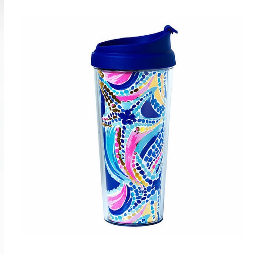 Lilly Pulitzer Thermal Mug in Ocean Jewels.